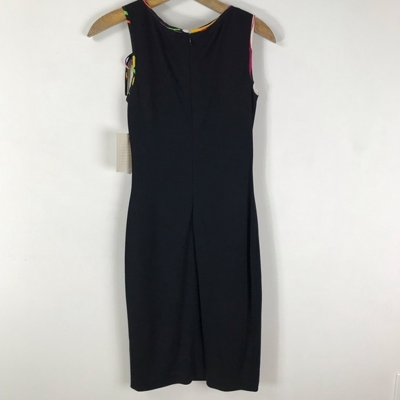 VINTAGE David Meister Black Sleeveless Mini Dress - Picture 14 of 15
